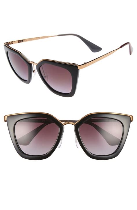 prada cat eye glasses black & silver|Prada cat eye sunglasses polarized.